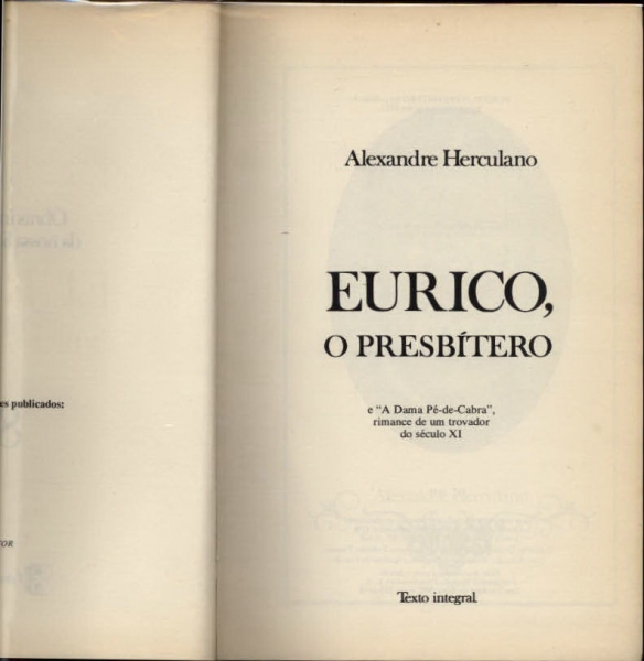 Eurico, O Presbítero