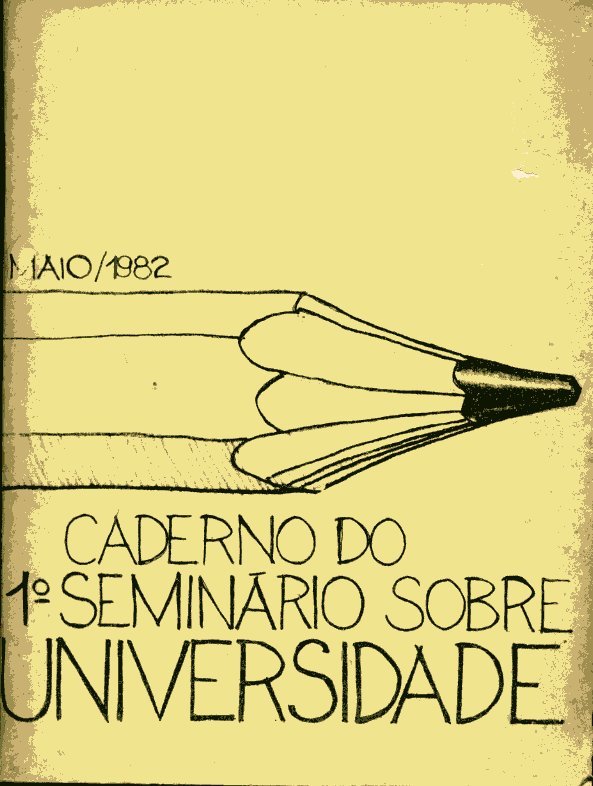 Caderno do 1º Seminário sobre Universidade