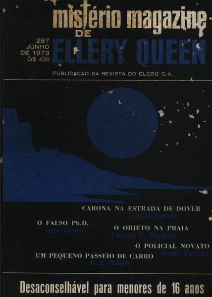 Mistério Magazine De Ellery Queen Nº 287