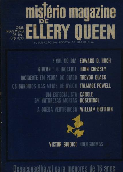 Mistério Magazine De Ellery Queen Nº 268
