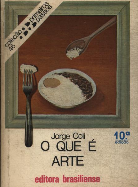 O Que É Arte