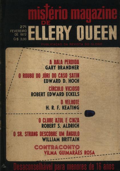Mistério Magazine De Ellery Queen Nº 271