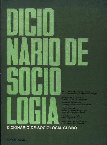 Dicionário De Sociologia (1977)