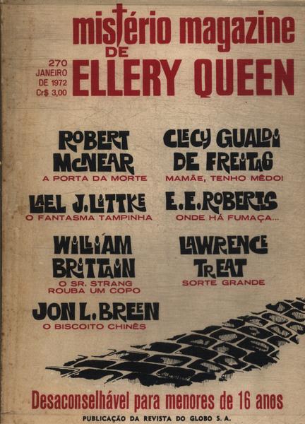 Mistérios Magazine De Ellery Queen Nº 270