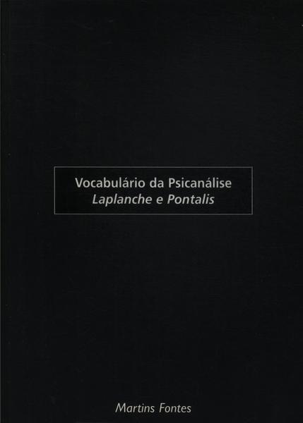 Vocabulário Da Psicanálise