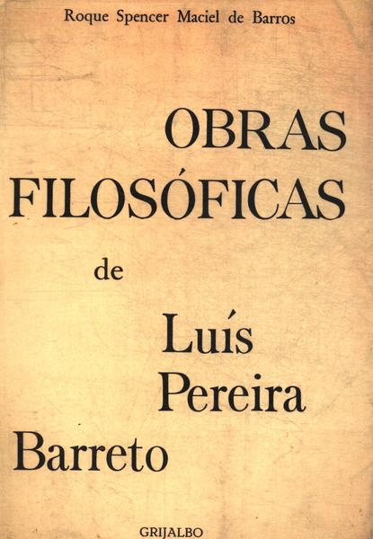 Obras Filosóficas  Vol 1