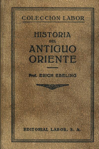 Historia Del Antiguo Oriente