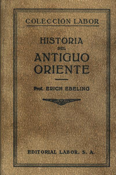 Historia Del Antiguo Oriente