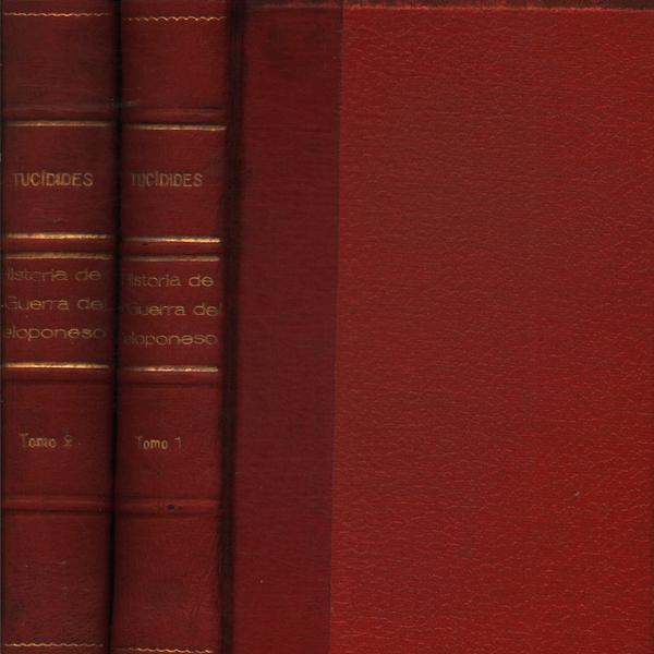 Historia De La Guerra Del Peloponeso (2 Volumes)
