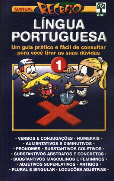 Manual Recreio Língua Portuguesa Vol 1