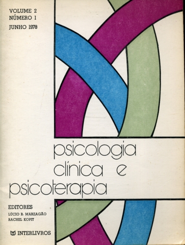 Psicologia Clinica e Psicoterapia (Volume 2- Número 1)