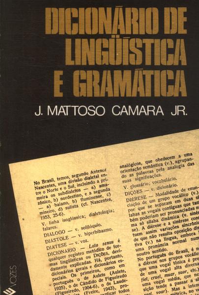 Dicionário De Linguística E Gramática (1977)