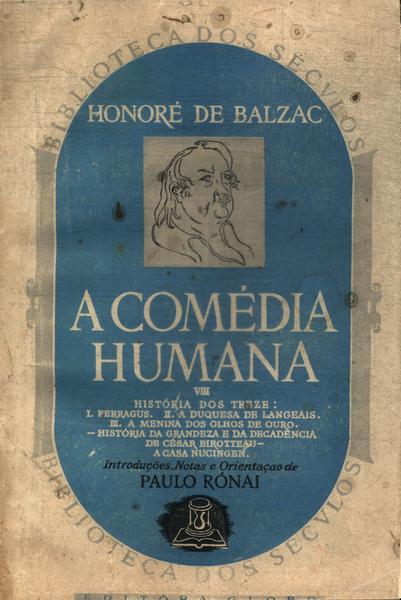 A Comédia Humana Vol 8