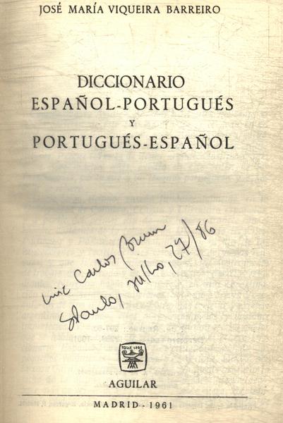 Diccionario Portugués-español Y Español-portugués (1961)