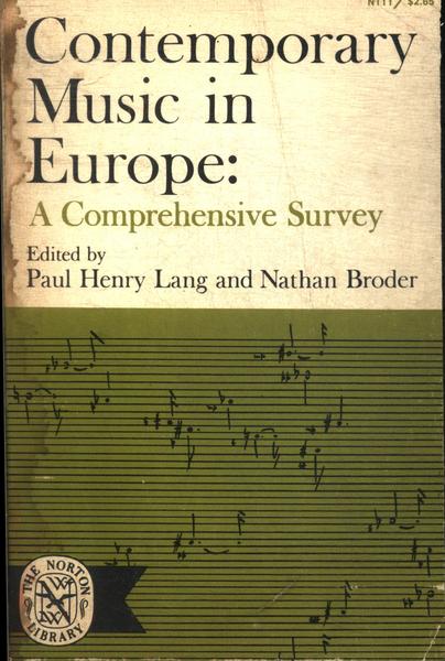 Contemporary Music In Europe