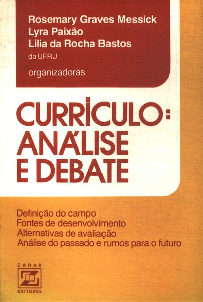 Currículo: Análise E Debate