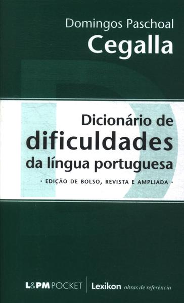 Dicionário De Dificuldades Da Língua Portuguesa (2007)