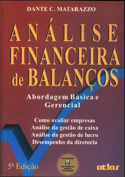 Análise Financeira De Balanços (não Inclui Disquete)