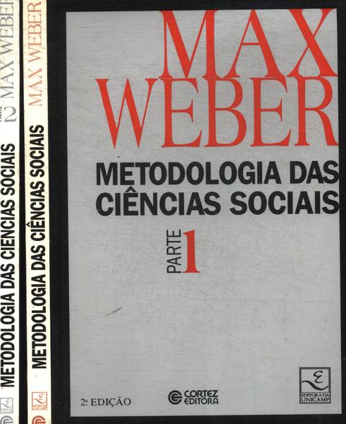 Metodologia Das Ciências Sociais (2 Volumes)