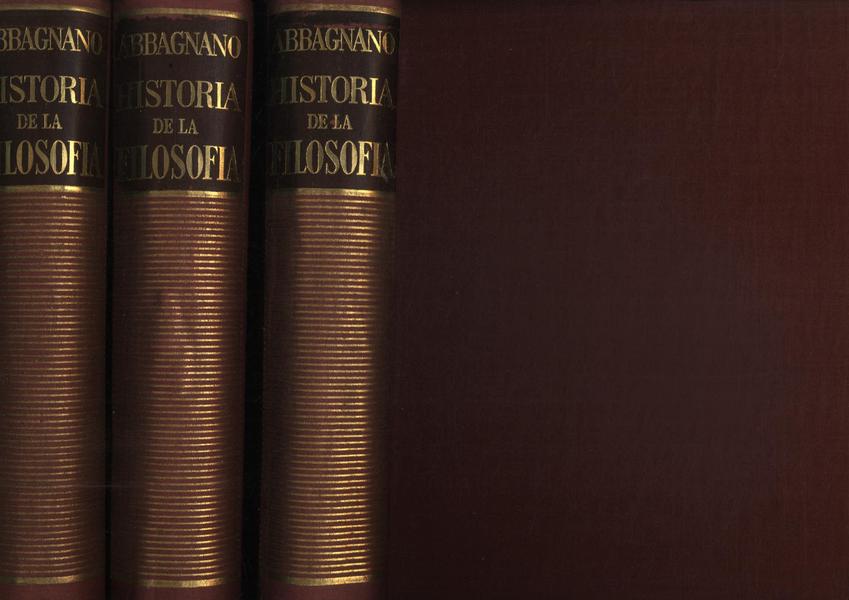 Historia De La Filosofia (3 Volumes)