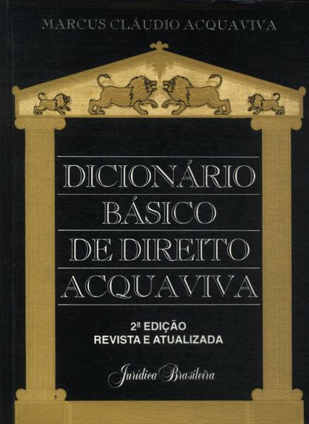 Dicionario Basico De Direito Acquaviva (1997)