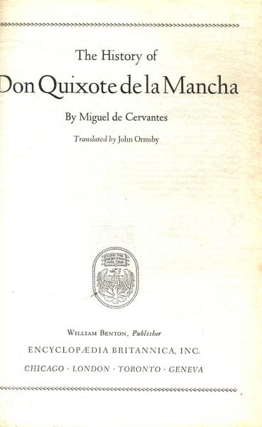 Great Books Don Quixote De La Mancha