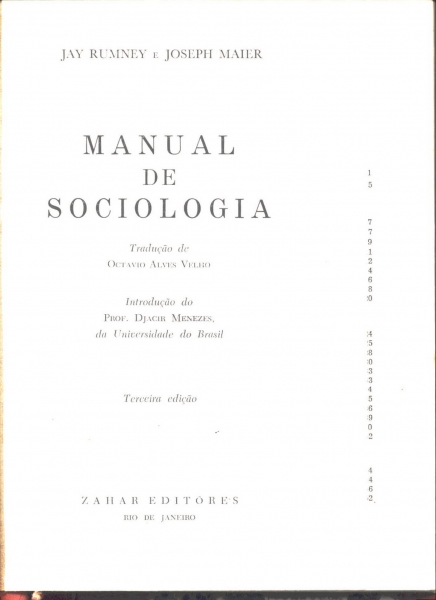 Manual de Sociologia