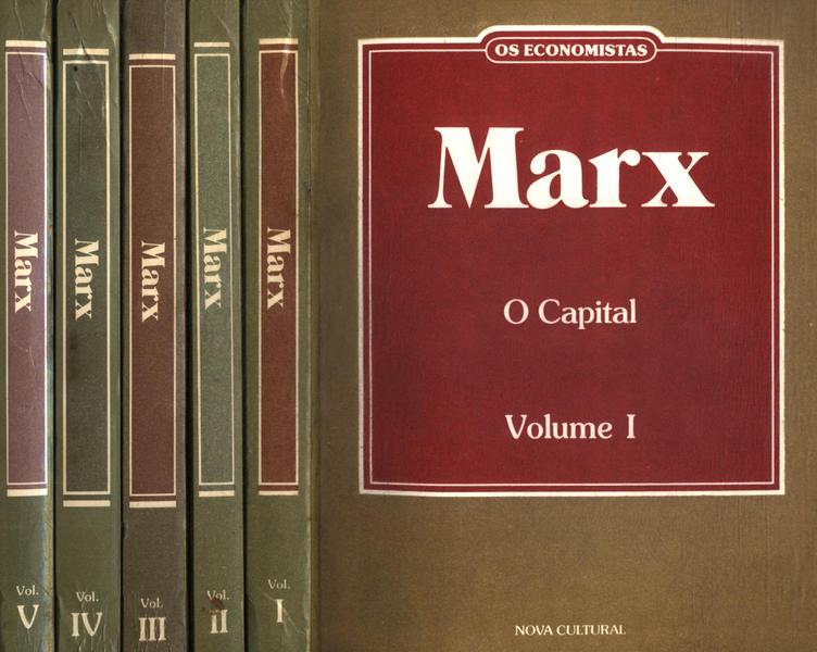 Os Economistas: Marx (5 Volumes)