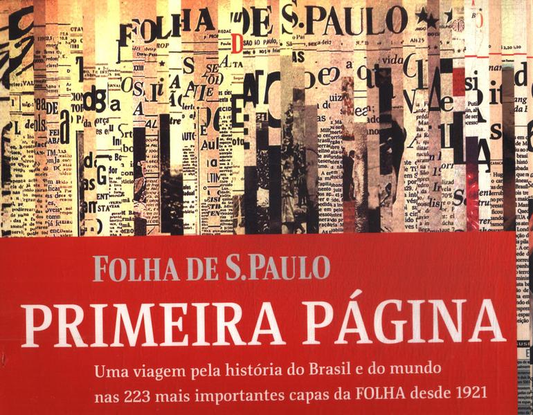 Folha De S. Paulo: Primeira Página