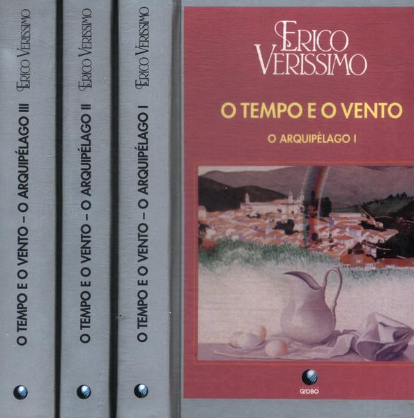 O Tempo E O Vento O Arquipélago (3 Volumes) Erico Verissimo Traça Livraria e Sebo