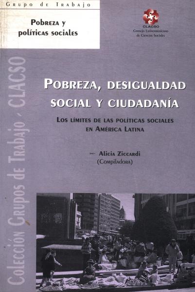 Pobreza, Desigualdad Social Y Ciudadanía