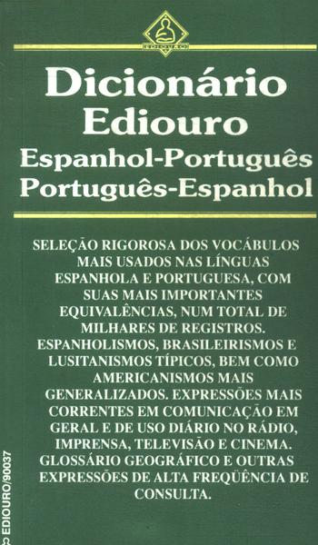 Dicionário Ediouro Espanhol-português / Português-espanhol (1997)