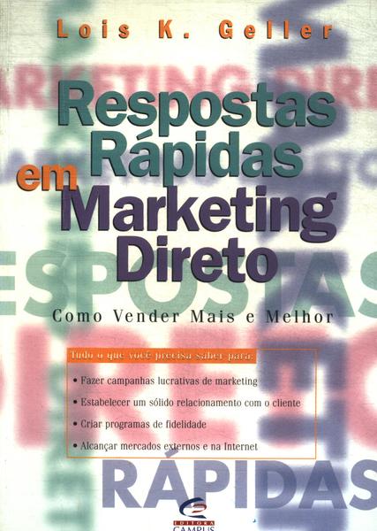 Respostas Rápidas Em Marketing Direto