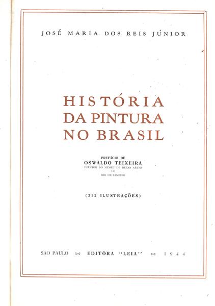 História Da Pintura Do Brasil