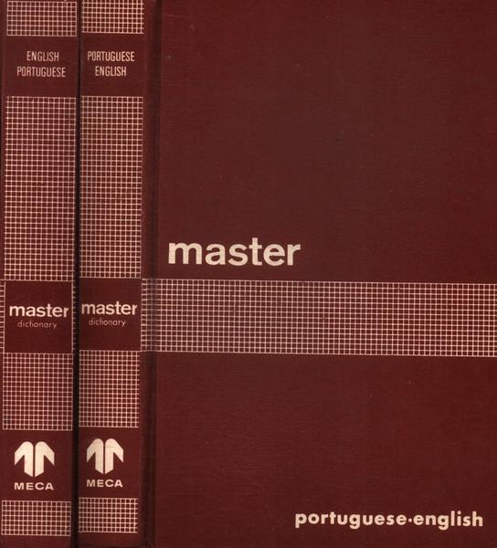 Master Dictionary Portuguese-english English-portuguese (2 Volumes-1985)
