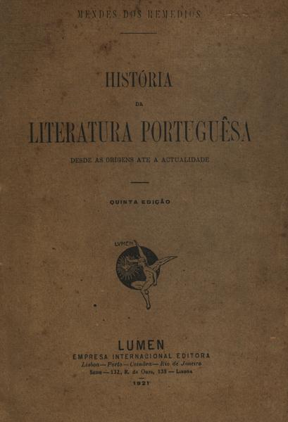 História Da Literatura Portuguêsa