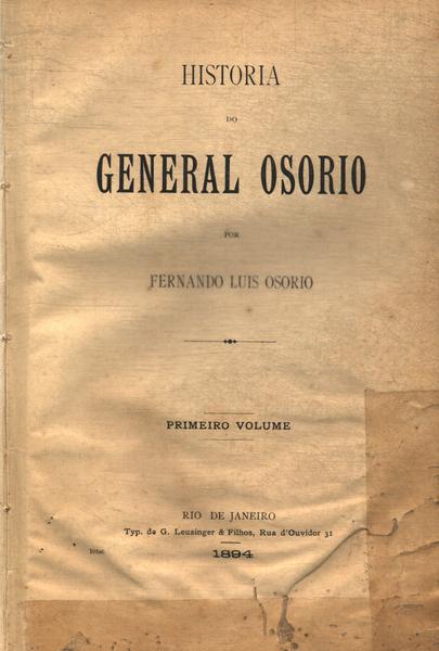 História Do General Osorio Vol 1