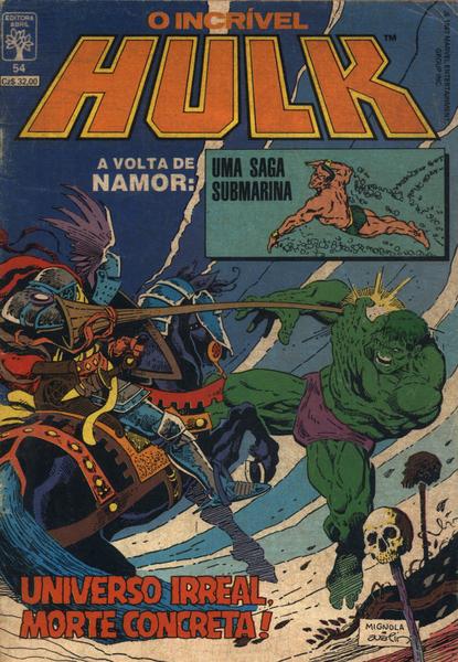 O Incrível Hulk Nº54 - Namor, O Príncipe Submarino