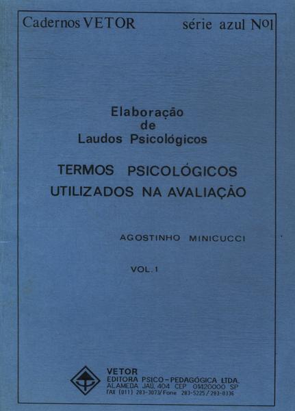 Elaboração De Laudos Psicológicos (3 Volumes)