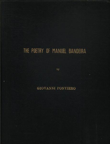 The Poetry Of Manuel Bandeira (Original Datilografado)