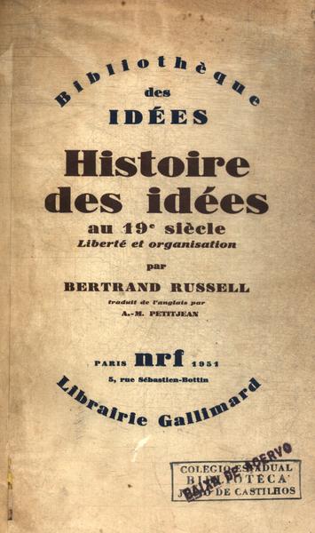 Histoire Des Idées Au 19e Siècle