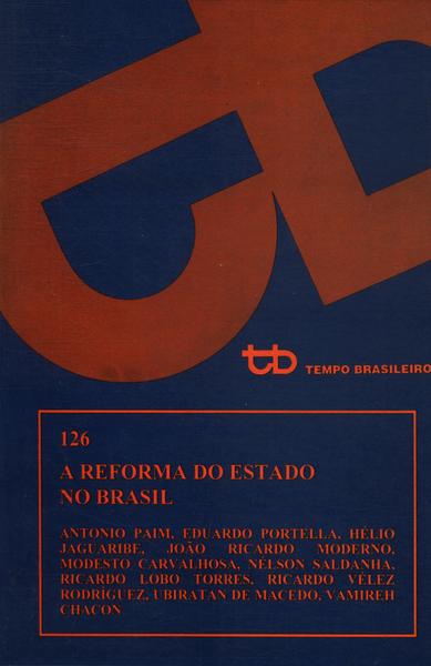 A Reforma Do Estado No Brasil