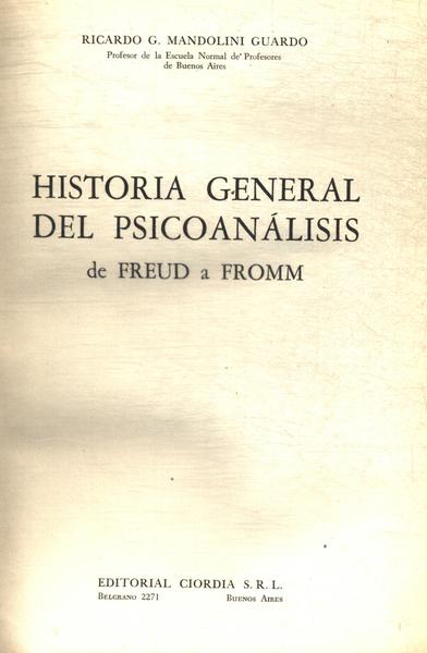 Historia General Del Psicoanálisis