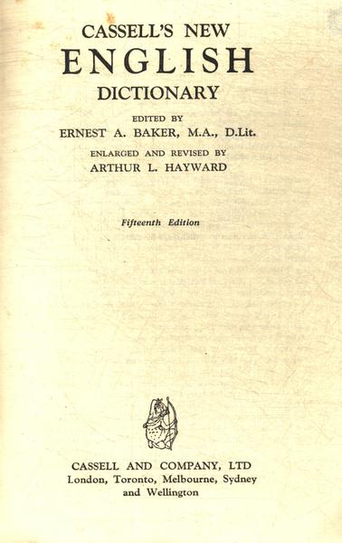 Cassell's New English Dictionary (1949)
