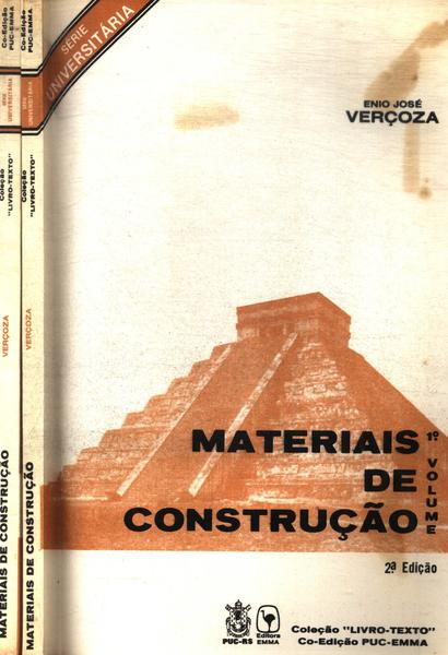 Materiais De Construção (2 Volumes)