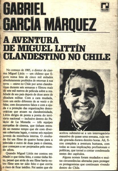 A Aventura De Miguel Littín Clandestino No Chile