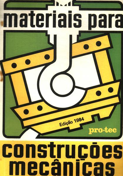 Materiais Para Construções Mecânicas (1984)