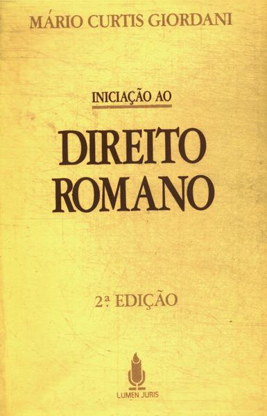 Iniciação Ao Direito Romano (1991)