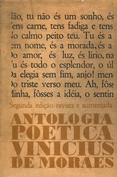 Antologia Poética: Vinícius De Moraes