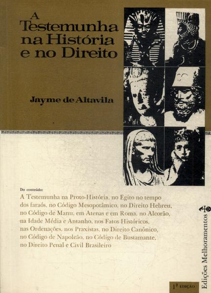 A Testemunha Na História E No Direito (1967)